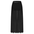 thumbnail image 5 of Oyolan Women's Long Maxi Dance Skirt Fairy Lyrical Dance Skirt Ballet Modern Dance wear Black S, 5 of 9