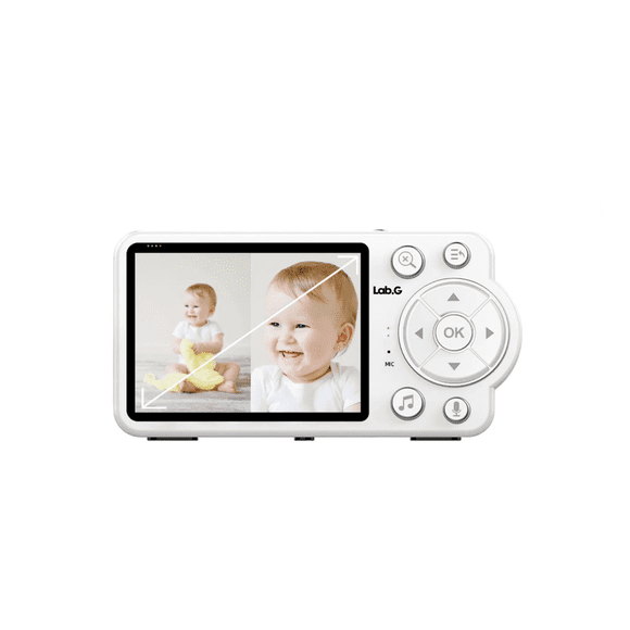 Monitor Para Bebe Seguridad De Visión Nocturna Con Audio  2pz Lab.G Blanco