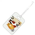 thumbnail image 1 of KuzmarK Luggage Travel Bag Tag -  Kitties Behaving Badly Art by Denise Every, 1 of 2