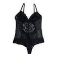 thumbnail image 1 of Body Secret Treasures Talla G en Encaje y Mesh Negro, 1 of 3
