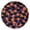 Purple Halloween Black, variant on Purple Halloween Pattern Round Blanket,Comfortable Soft Flannel Throw Blanket,All Season,Warm Lightweight Blankets for Sofa Bed Couch Living Room Chair 47"x47"