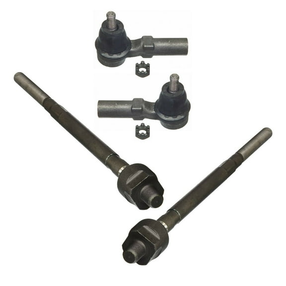 2 Outer Tie Rod Ends   2 Inner Tie Rod Ends 4 Pieces Front Steering Kit Fits select: 2002-2006 NISSAN ALTIMA, 2004-2008 NISSAN MAXIMA