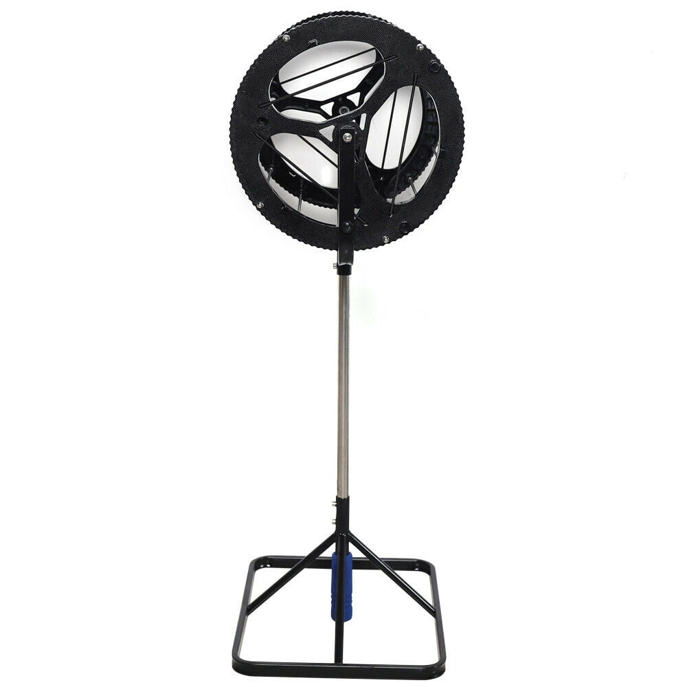Automatic Tennis Ball Picker, 55 Large Capacity Stainless Steel Balls Receiver Pick Up Rollers Tool Tennis Ball Picker Saver Grabber Black