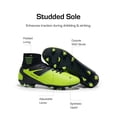 thumbnail image 3 of Botines de Fútbol para Hombre DREAM PAIRS Altos en Neon Amarillo Talla 10.5, 3 of 8