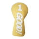 thumbnail image 5 of Funda de madera para palos de golf, cuello largo, piel sintética, impermeable, regalo para golfistas. No1 amarillo, 5 of 9