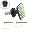 thumbnail image 2 of 4 Pcs Cabinet Handle Drawer Pulls Clover Knobs with Screws Square Furniture Office Cabinet Knob Decoration, 2 of 5