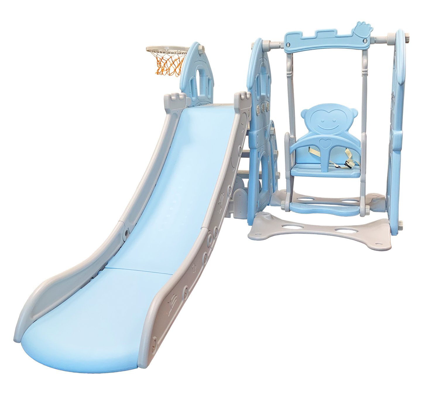 CycloneSound Climber and Slide Swing Set for Kids, 3 in 1 Climber 