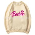 thumbnail image 1 of Barbie Barbie Sweat à Capuche Col Rond Imprimé Lettres Anglaises Unisexe, 1 of 2