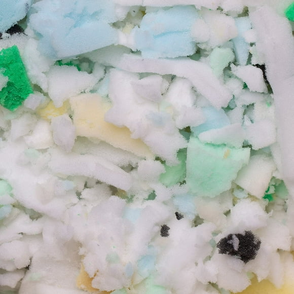 Bean Products Shredded Foam Filling Made from Recycled Materials – Long Lasting Shredded Bean Bag Filler Foam - Lightweight Moldable Foam Filling - 10 LBs