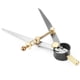 thumbnail image 3 of 100mm Leather Rotary Compass DIY Sewing Tool, 3 of 4