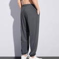 thumbnail image 4 of DDAPJ pyju Men's Mesh Jogger Sweatpants Lightweight Quick Dry Athletic Pants with Pockets for Workout, Running, Outdoor Sports Dark Gray M, 4 of 6