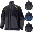 thumbnail image 4 of Men's Rip-Resistant Work Jacket Color Block Clothing Durable Clothes Long Sleeve Tops Labor Tees Protective Layer Utility Coat, 4 of 4