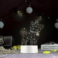 thumbnail image 3 of Lámpara de escritorio con enchufe usb acrílico led luz cálida regalo para niños dormitorio luz de noche creativa luz de puesto, 3 of 4