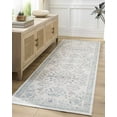 thumbnail image 5 of Hauteloom Meyly Living Room, Bedroom Machine Washable Area Rug - Traditional - Aqua, Coral, Ivory - 2'7" x 4', 5 of 6