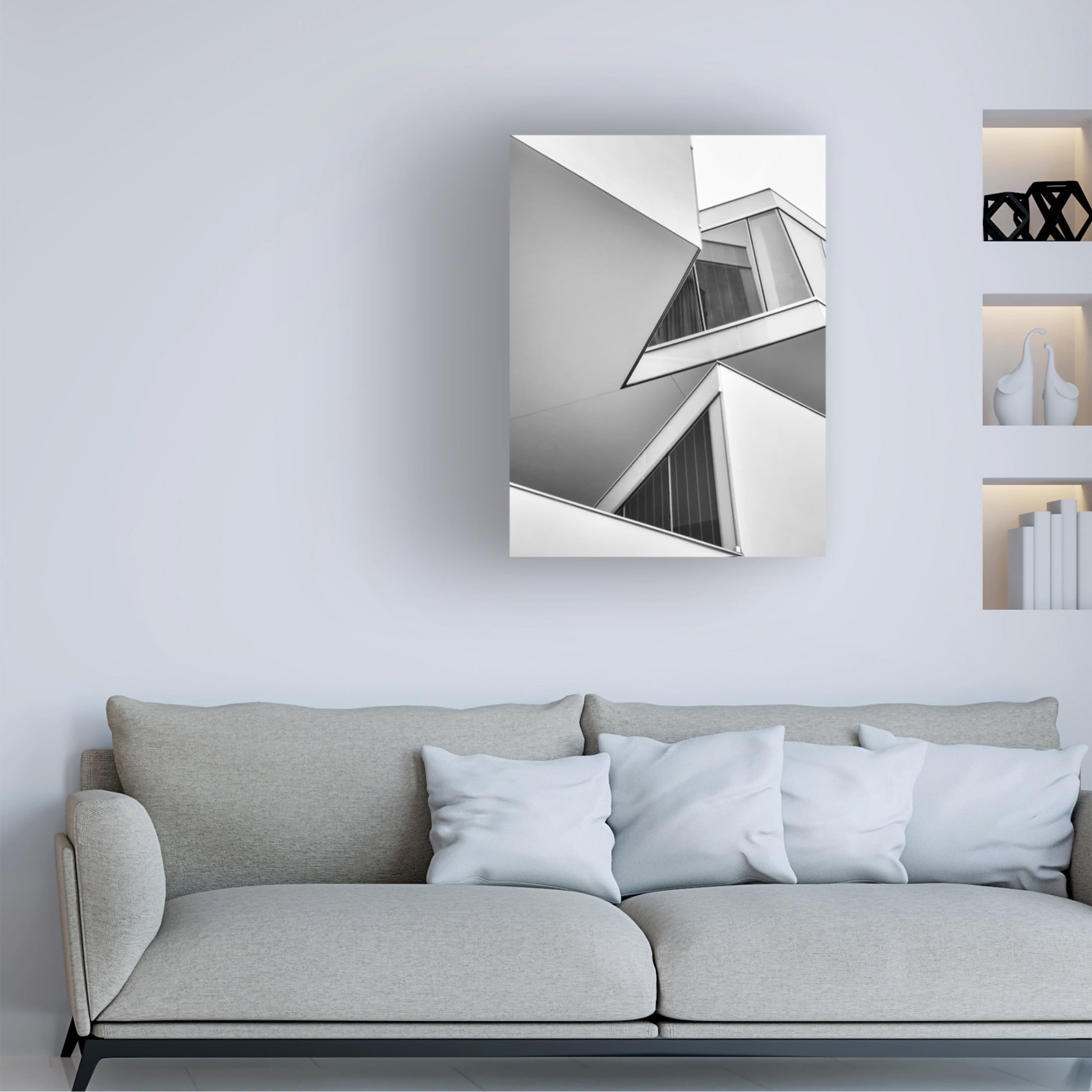 Canvas Wall Art - Luc Vangindertael laGrange 'Act Elion' Wall Art for Living Room, Bedroom, or Office D?cor by Trademark Fine Art - 14 x 19 Inches