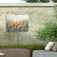 thumbnail image 4 of Tim O'Toole 'Garden in Bloom I' Outdoor Canvas 35x35, 4 of 5