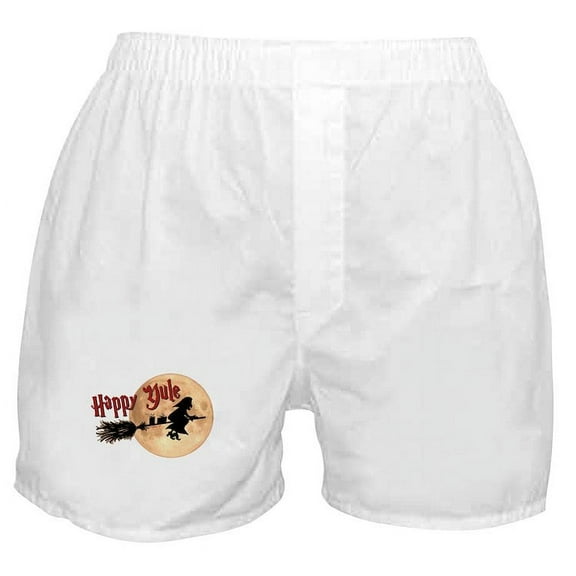 CafePress - Happy Yule Boxer Shorts - Men's Novelty Boxer Shorts