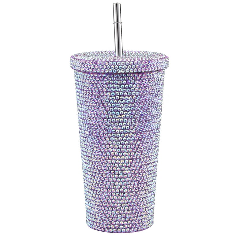 Purple Rhinestone Cup Kit  Bling out a 16oz Cold Tumbler
