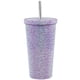 thumbnail image 1 of Botella de agua NikouMX con purpurina 500 ml Acero inoxidable Multicolor, 1 of 8