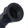 thumbnail image 3 of 2Set Elbow Connector Durable Adaptable Hose Adapter with Nipple Connector for Garden Outdoor(G1 Directional Elbow Female and Male Thread Nipple ), 3 of 4