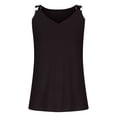 thumbnail image 4 of Aloohaidyvio Ladies Tops ,Women Summer Vest Pullover Blouse Short Sleeveless Solid And Printed Tops Tank, 4 of 5
