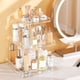 thumbnail image 5 of Organizador de perfumes NIUBEE, bandeja rectangular de resina transparente de 3 niveles, 5 of 8