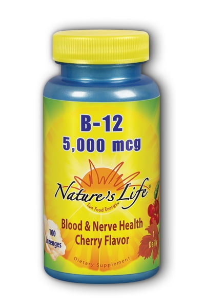 Vitamin B-12, 5000 mcg 100ct