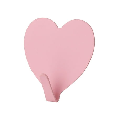 

Ikohbadg Female Heart Love Sticky Hook Stainless Steel Bead Heart-shaped Sticky Hook