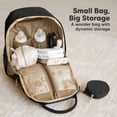 thumbnail image 2 of Mochila de Pañales KeaBabies Play de 12L en Cuero PU Impermeable, 2 of 9