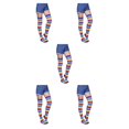thumbnail image 1 of Medias divertidas Qarigey Calcetería Calcetines altos iris Calentador Muslo Accesorios Regalos Mujer Fiesta Mascarada Tipo 2, 1 of 6