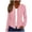 Pink, variant on Zip up Hoodies for Women Long Sleeve Full Zipper Sweatshirts Casual Comfy Fitting Tunic Jackets