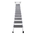 thumbnail image 5 of Anqidi 12 Steps Loft Telescoping Ladder Wall Mounted Folding Pulldown Stairs Extendable Al-Mg Alloy Attic Access Max Load 882lb, 5 of 12