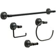 thumbnail image 4 of Liberty Hardware VOI50-MB 50 in. Franklin Brass Voisin Euro Toilet Paper Holder, Matte Black, 4 of 5