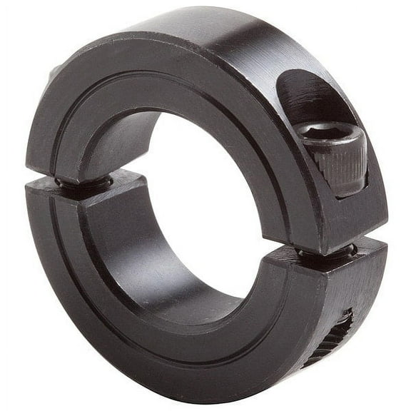 Climax Metal Products Shaft Collar,Clamp,2Pc,1 In,Steel 2C-100