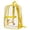 Yellow, variant on Gaexia Backpack,Large Heavy Duty Clear Backpack for School Bookbag Transparent Multi Pocket Backpacks