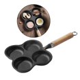 thumbnail image 6 of Compact Egg Frying Pan, Egg Cooker Pan, Cast Iron Omelette Pancake Pans, 36x11cm Breakfast Cooking Omelet Burger, 6 of 9