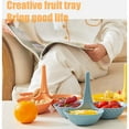 thumbnail image 4 of Vikakiooze 2022 Home Storage and Organization 1PC Creative Modern Living Room Household Multi-layer Snack Tray Fruit Basket, 4 of 6