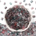 thumbnail image 2 of 1 Pound Transparent Spray Painted Glass Seed Beads Triangle Colorful 6x5x4.3mm Hole: 1.2mm about 2368pcs/pound, 2 of 4