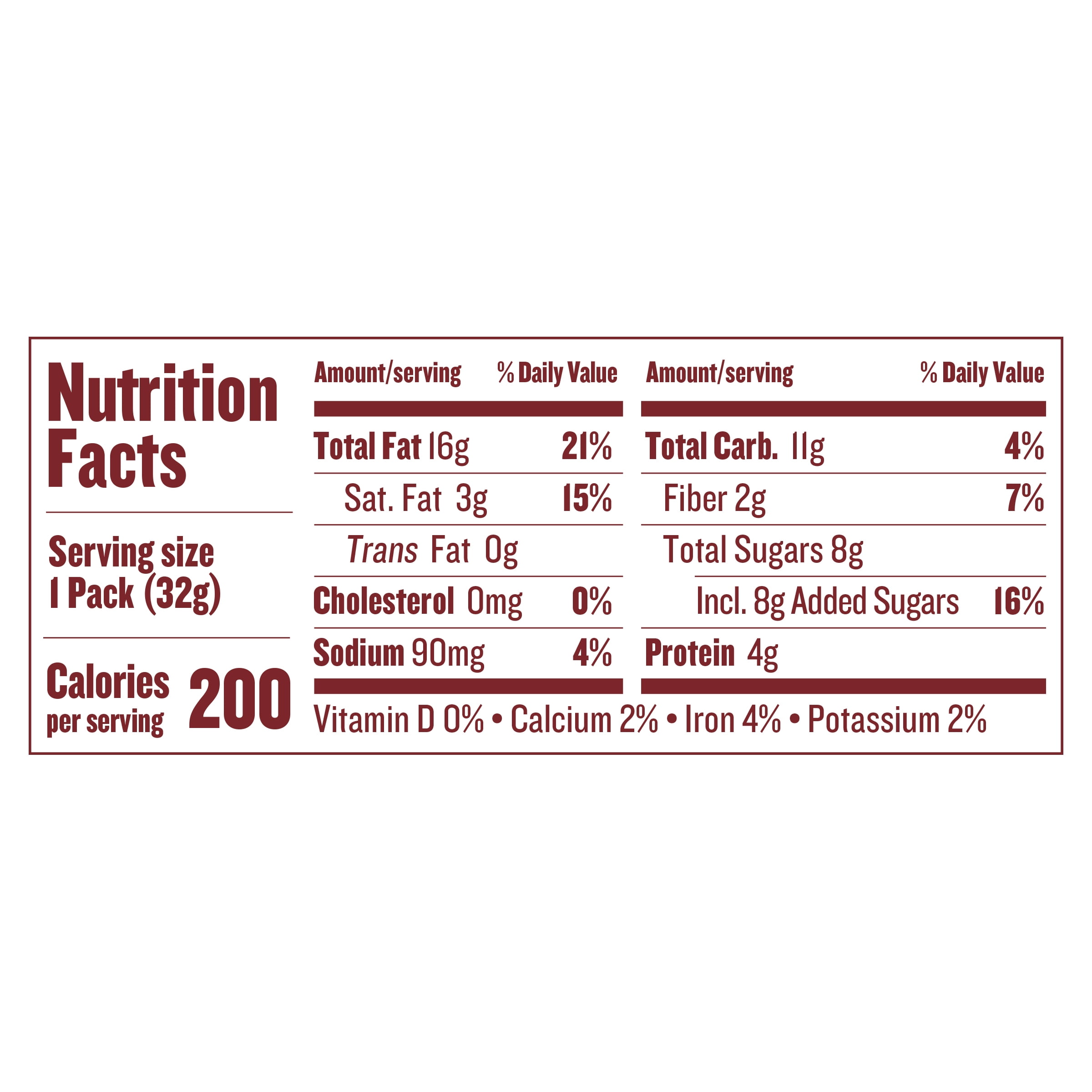 Justin's Gluten-Free Chocolate Hazelnut Butter Squeeze Pack, 1.15 oz (10 Pack)