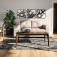 thumbnail image 3 of Love Seat Luma Mobica en color beige con estilo modelo, 160cm, 3 of 5