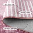 thumbnail image 7 of Junovo Abstract Rug Low-Pile Soft Rugs for Living Room Floor Carpet,4'x6',Pink, 7 of 7