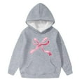 thumbnail image 4 of Miluxas Bow Graphic Hoodies for Teen Boys Girls Long Sleeve Hooded Sweatshirts Oversized Outfits, 4 of 6