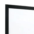 thumbnail image 3 of BenJara Ryla Dresser Vanity Mirror, 38 Inch Square Frame, Black Solid Wood, 3 of 5