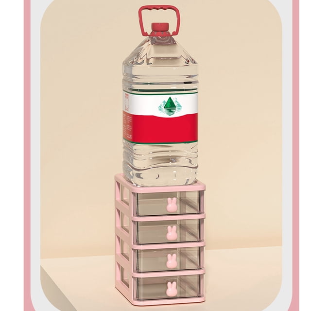 Cajones de almacenamiento pequeños, caja de almacenamiento de escritorio, organizador de cajones pequeños múltiples, almacenamiento de cajones de plástico construido para durar