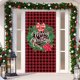 thumbnail image 2 of Decoración navideña para puertas, cubierta para puertas, tela para colgar, fondo para decorar fiestas navideñas, 2 of 5
