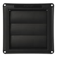 thumbnail image 3 of Deflecto Supurr-Vent Louvered 4-In. Dryer Vent Hood Kit with Collar and Aluminum Pipe (Black), 3 of 7