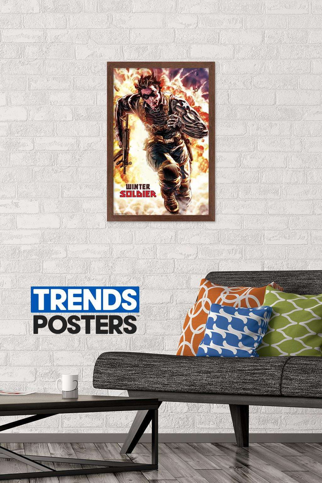 Marvel Comics - Winter Soldier - Winter Soldier #4 Wall Poster, 14.725" x 22.375", Framed