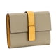 thumbnail image 4 of Qarigey Monedero de cuero para mujer, tríptico Rectangular, Color sólido, tarjetero elegante, carpeta de fotos, billetera, regalo de Gris 10piezas, 4 of 6