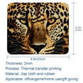 thumbnail image 5 of Leopard Square Desk Mat Mousepad, 8.3x9.8 Inch Non-Slip Rubber Bottom, Printed Gaming Mousepad for Office and Gaming, 5 of 6