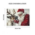 thumbnail image 3 of ARISTURING Santa Claus Reindeer Canvas Wall Art Christmas Wall Decor Winter Scene Painting Artwork Prints Xmas Home Decor  16x12in, 3 of 6